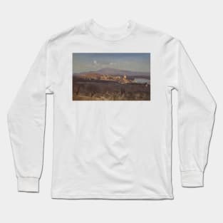 Villeneuve-les-Avignon by Jean-Baptiste-Camille Corot Long Sleeve T-Shirt